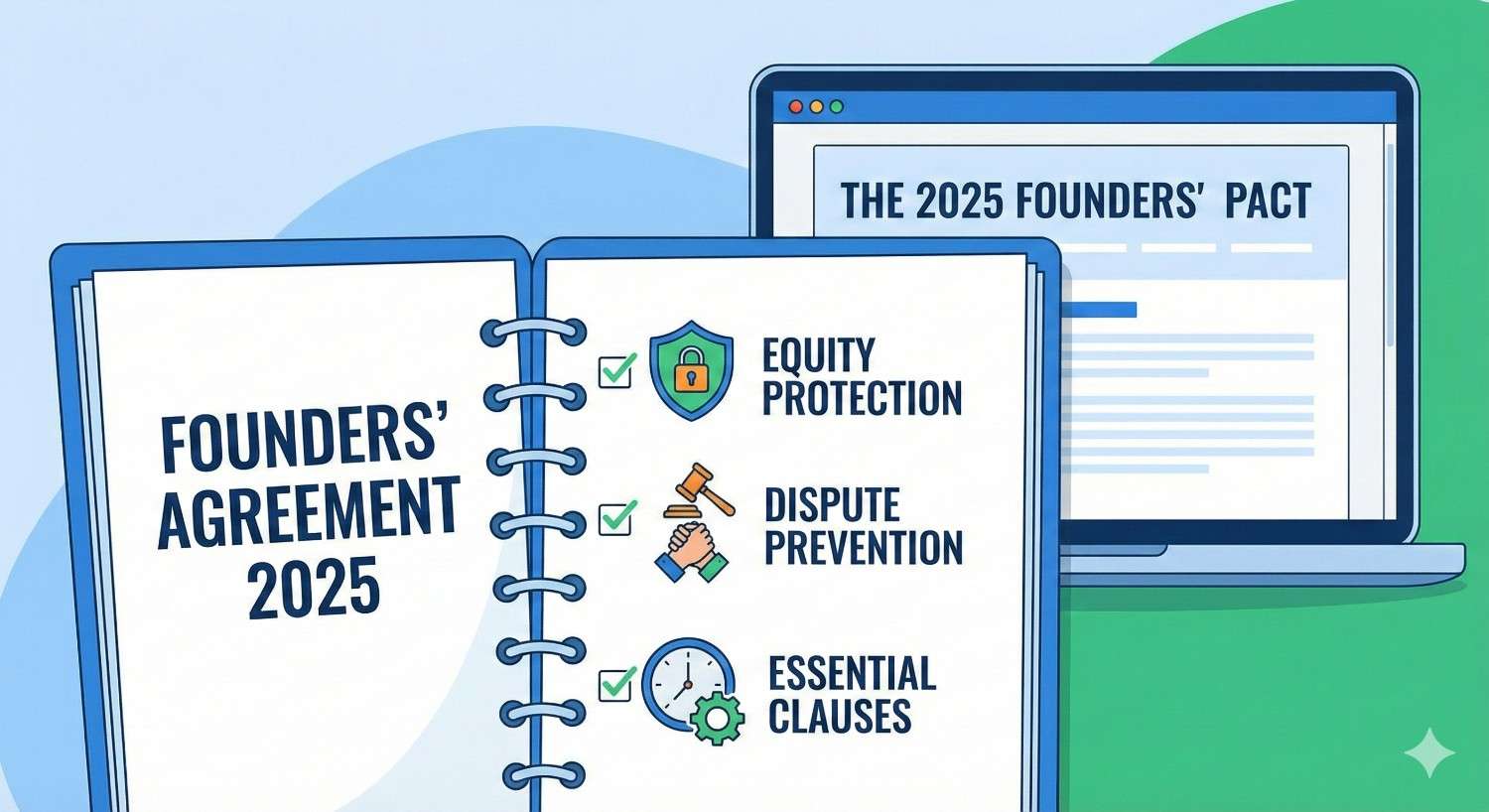 Starting a Company With Co-Founders? The Essential Clauses Every Founder Must Include (2025 Global Guide)
