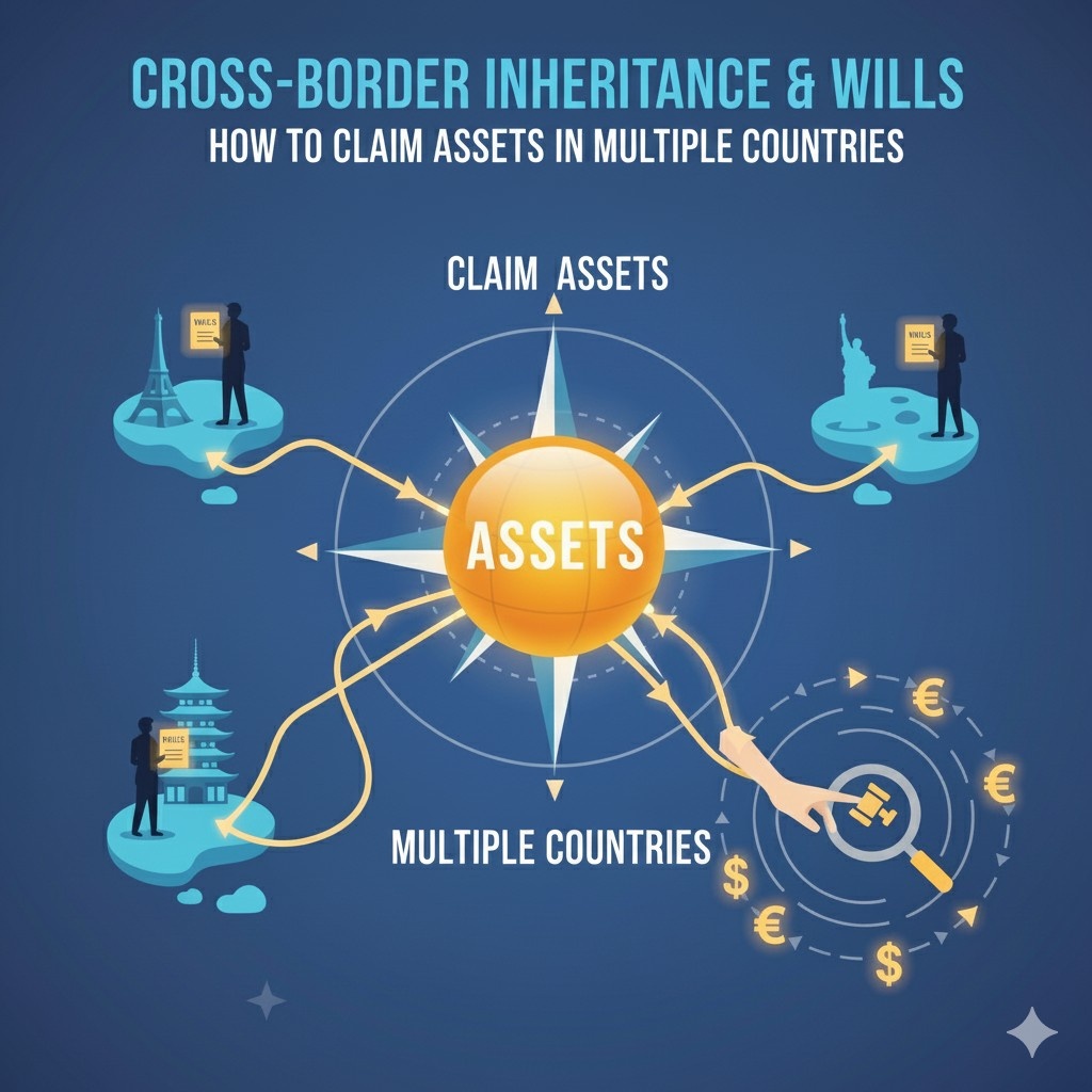 CROSS-BORDER INHERITANCE & WILLS: HOW TO CLAIM ASSETS IN MULTIPLE COUNTRIES